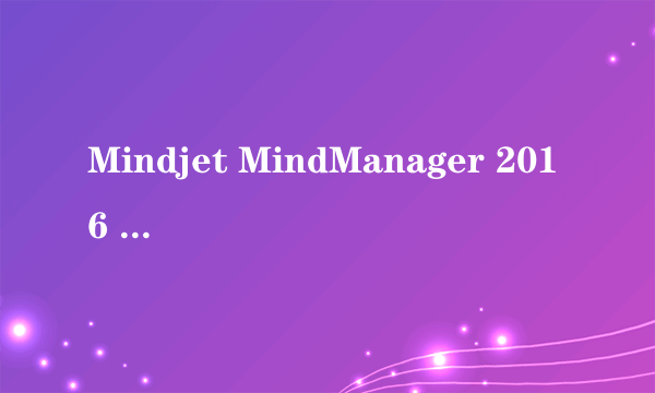 Mindjet MindManager 2016 中文免费版哪里可以下载呀，求安装包一份，谢了